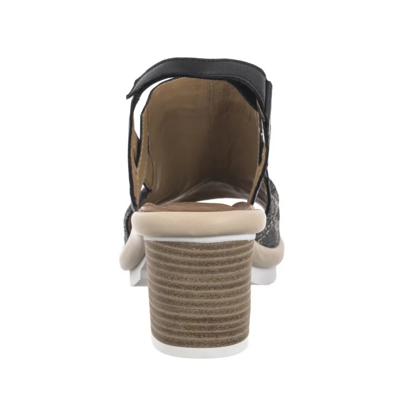 Maciejka Czarno-Beżowe 06830-01/00-1 (MA1316-a) shoes