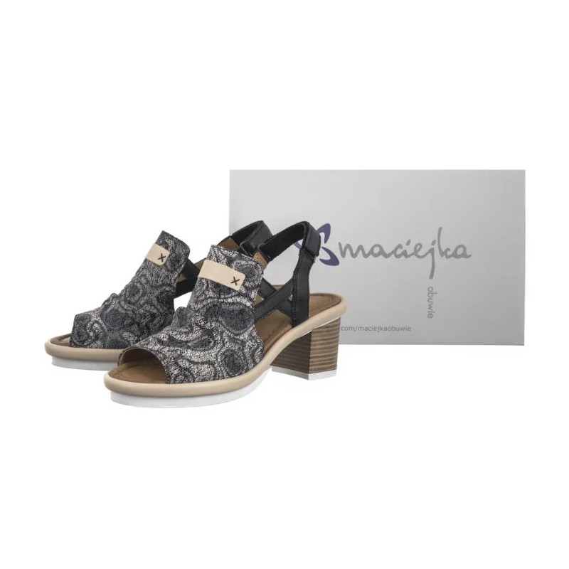 Maciejka Czarno-Beżowe 06830-01/00-1 (MA1316-a) shoes
