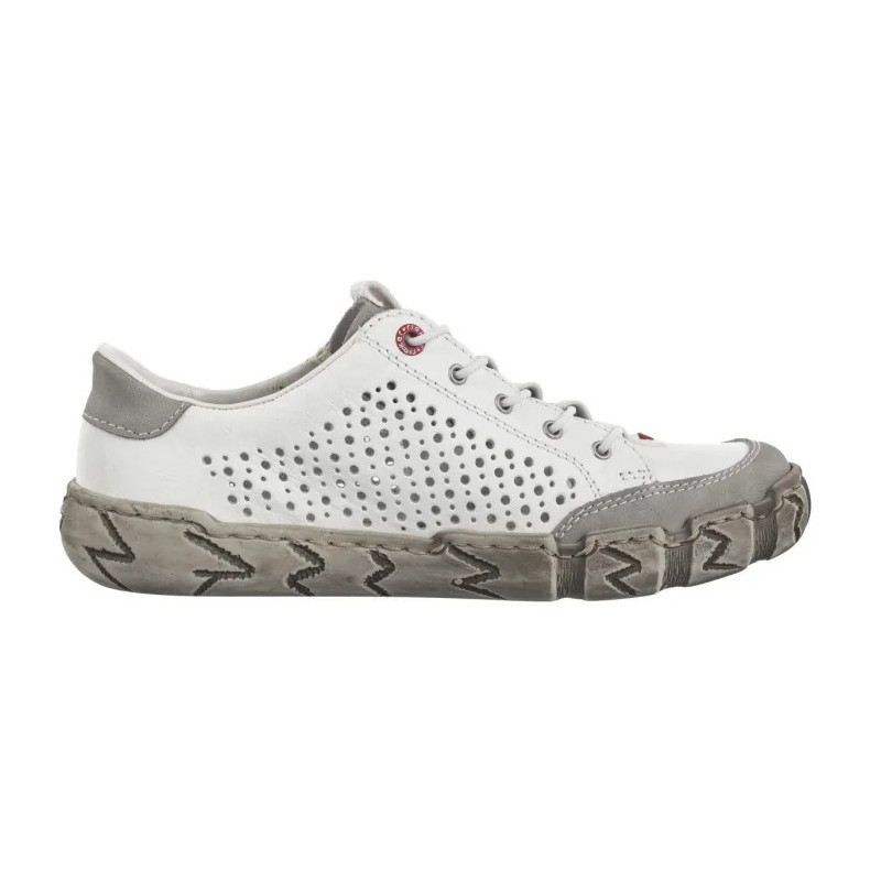 Rieker Białe L0355-80 White (RI239-a) shoes