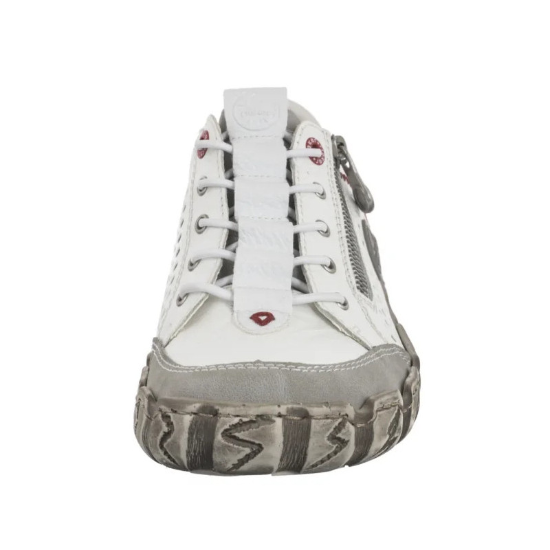 Rieker Białe L0355-80 White (RI239-a) shoes