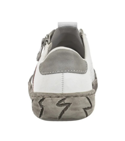 Rieker Białe L0355-80 White (RI239-a) shoes