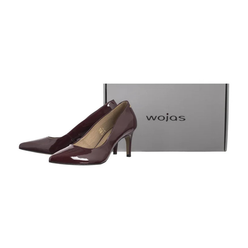 Wojas Bordowe Lakierowane 35041-35 (WO263-a) high heels