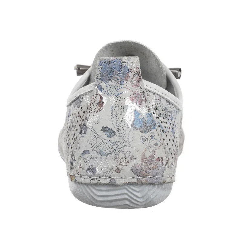 Artiker Białe Ażurowe w Kwiatki 56C2688 (AR147-a) shoes