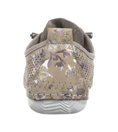 Artiker Beżowe Ażurowe w Kwiatki 56C2689 (AR147-b) shoes