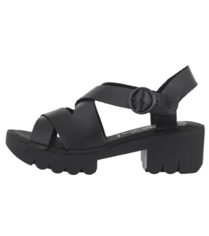 FLY London Eria Bridle Black P801536000 (FL414-a) shoes