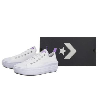 Converse CTAS Move Ox White/Pixel Purple/White 271717C (CO751-a) shoes