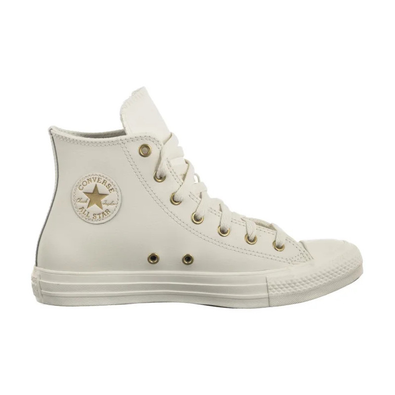 Converse CTAS Hi Egret/Metallic Light Gold A10709C (CO752-a) shoes