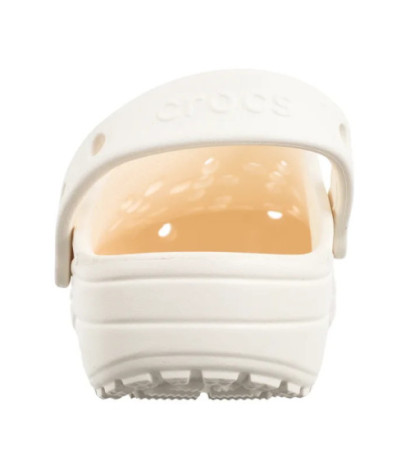 Crocs Classic Floral Cut Out Clog Chalk 210943-0WV (CR345-a) Women's Shoes/Flip Flops