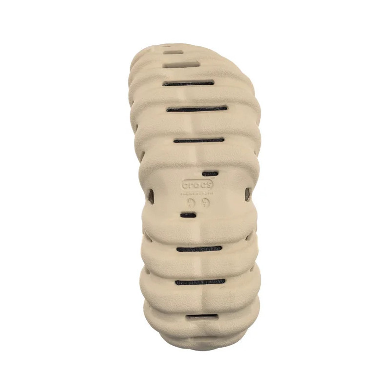 Crocs Echo Clog Bone/Black 207937-2YJ (CR347-a) Women's Shoes/Flip Flops