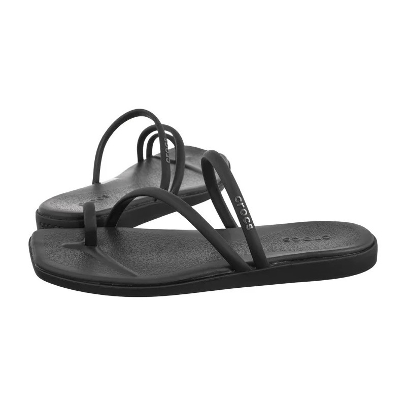 Crocs Miami Toe Loop Sandal Black 209862-001 (CR348-a) flip flops