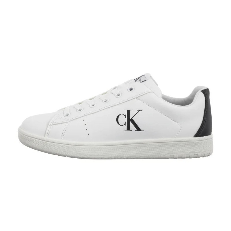Calvin Klein Low Cut Lace-Up Sneaker White/Black V3X9-82082-1355X 002 (CK637-a) sports Shoes