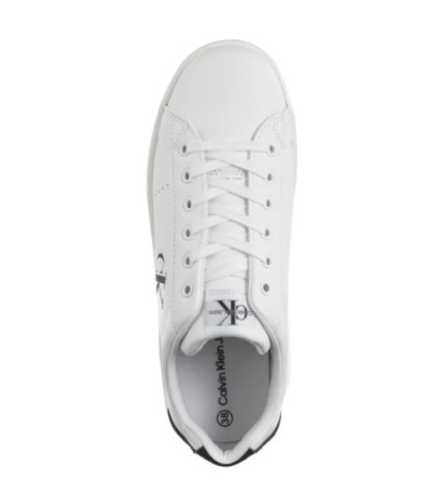 Calvin Klein Low Cut Lace-Up Sneaker White/Black V3X9-82082-1355X 002 (CK637-a) sports Shoes