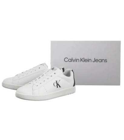 Calvin Klein Low Cut Lace-Up Sneaker White/Black V3X9-82082-1355X 002 (CK637-a) sports Shoes