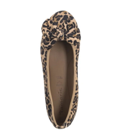 Tamaris Beżowe 1-22141-44 360 Leopard (TM523-a) ballerinas