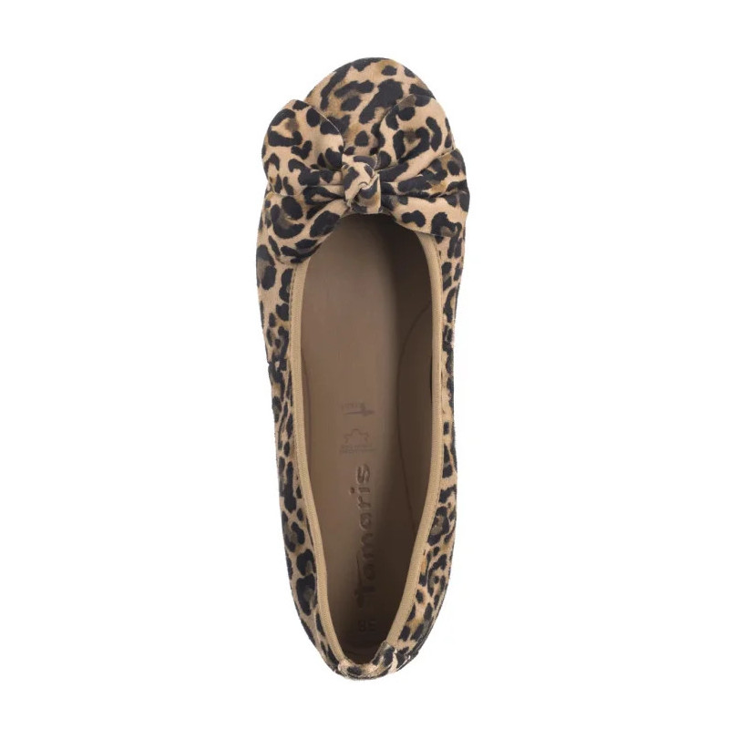 Tamaris Beżowe 1-22141-44 360 Leopard (TM523-a) ballerinas