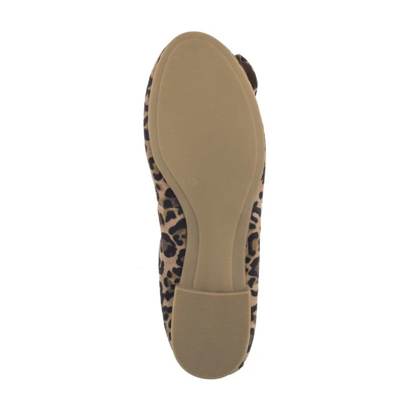 Tamaris Beżowe 1-22141-44 360 Leopard (TM523-a) ballerinas