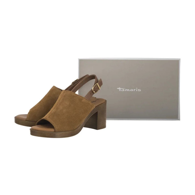 Tamaris Brązowe 1-28304-44 305 Cognac (TM524-a) shoes