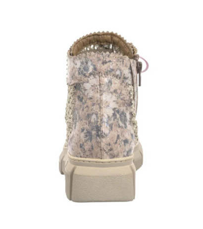 Maciejka Beżowe+Kwiaty 06892-04/00-1 (MA1323-a) shoes