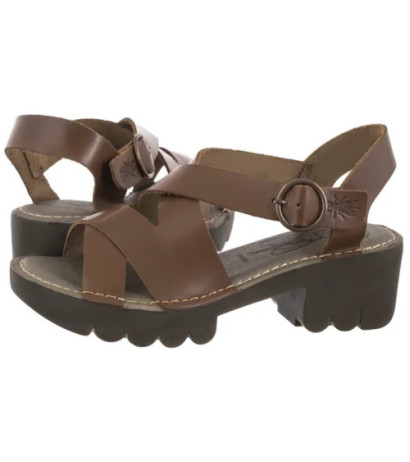 FLY London Eria Bridle Camel P801536002 (FL414-b) shoes