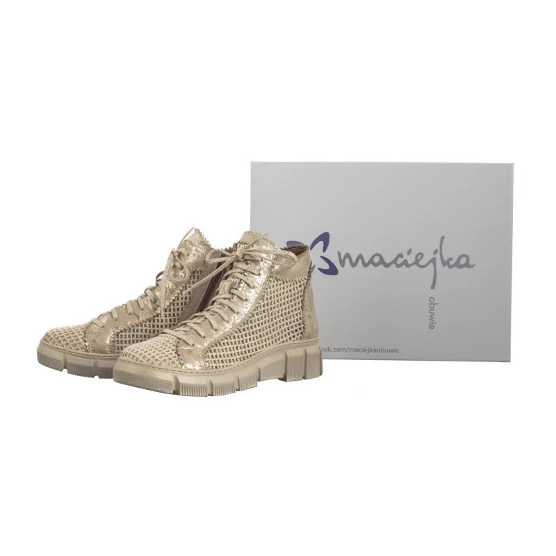 Maciejka Beżowe+Złoto 06892-25/00-1 (MA1323-b) shoes
