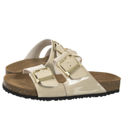 Tamaris Beżowe 1-27503-42 253 Nude Patent (TM525-a) Women's Shoes/Flip Flops