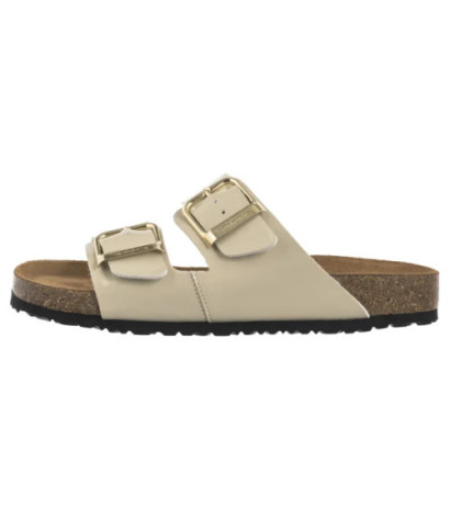 Tamaris Beżowe 1-27503-42 253 Nude Patent (TM525-a) Women's Shoes/Flip Flops