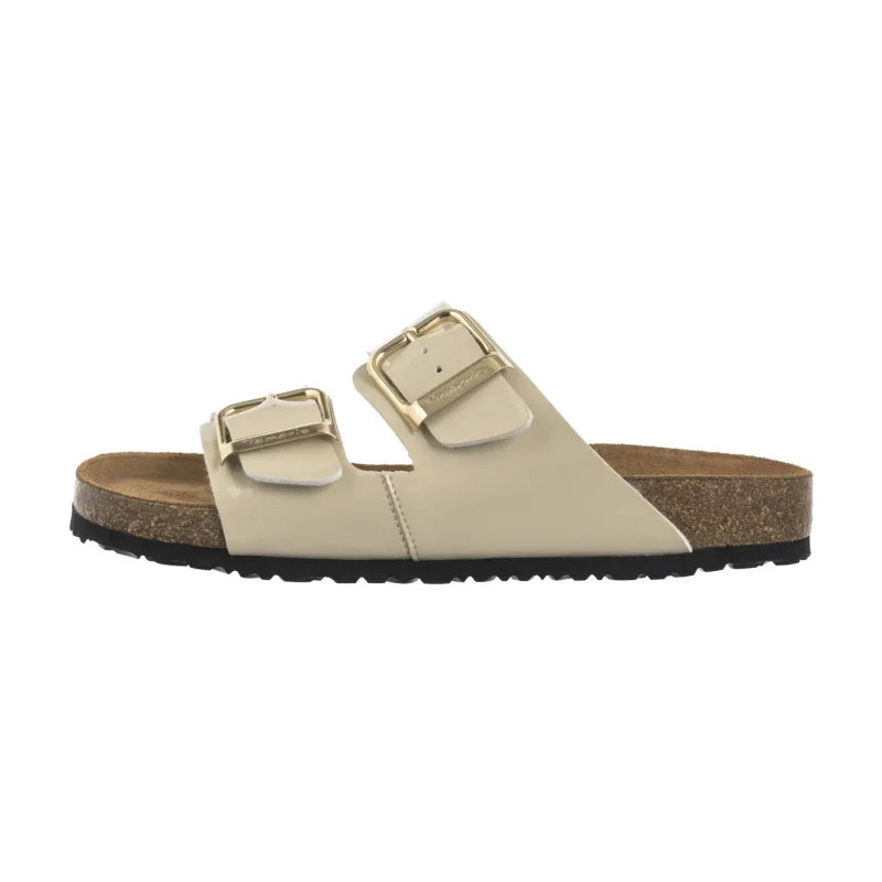 Tamaris Beżowe 1-27503-42 253 Nude Patent (TM525-a) Women's Shoes/Flip Flops