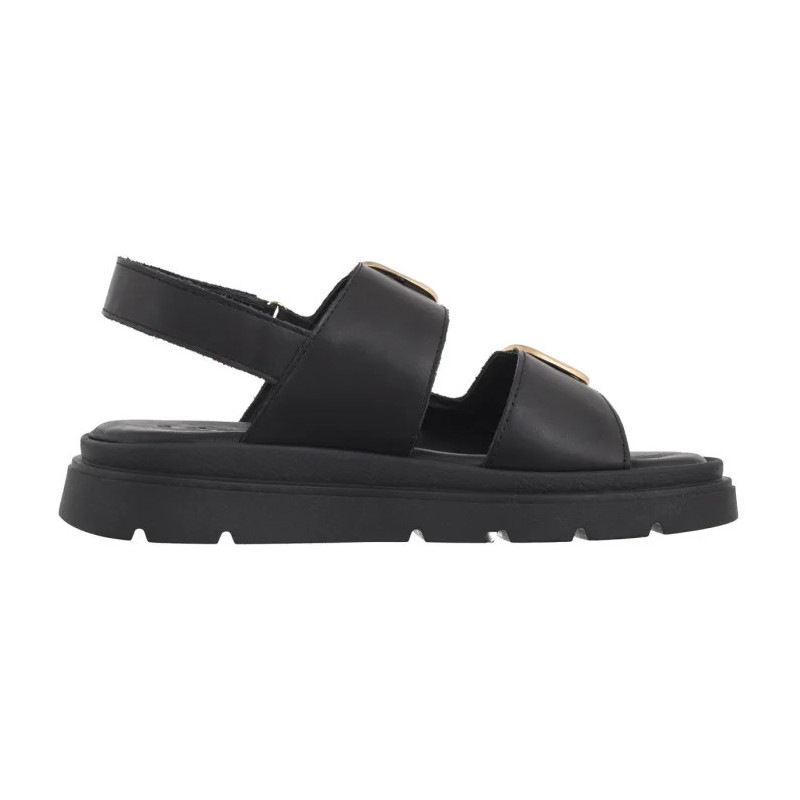 Tamaris Czarne 1-28233-44 003 Black Leather (TM526-a) shoes