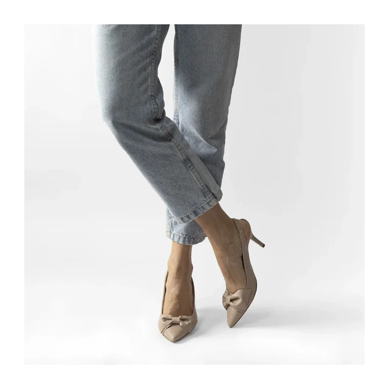 Ryłko Beżowe 8ZES6_A5 _6NL (RY1044-a) high heels