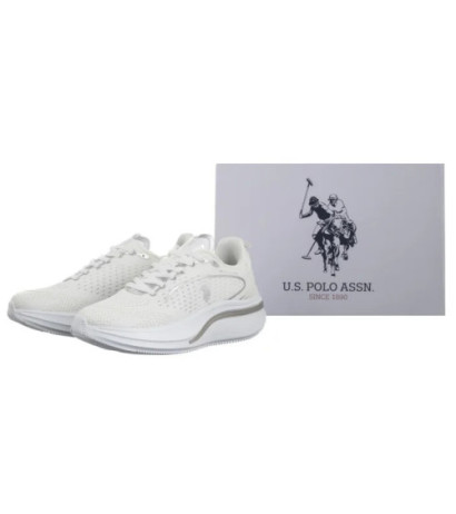 U.S. Polo Assn. Claude004 WHI-SIL01 CLAUDE004W/5MY1 (US199-a) shoes