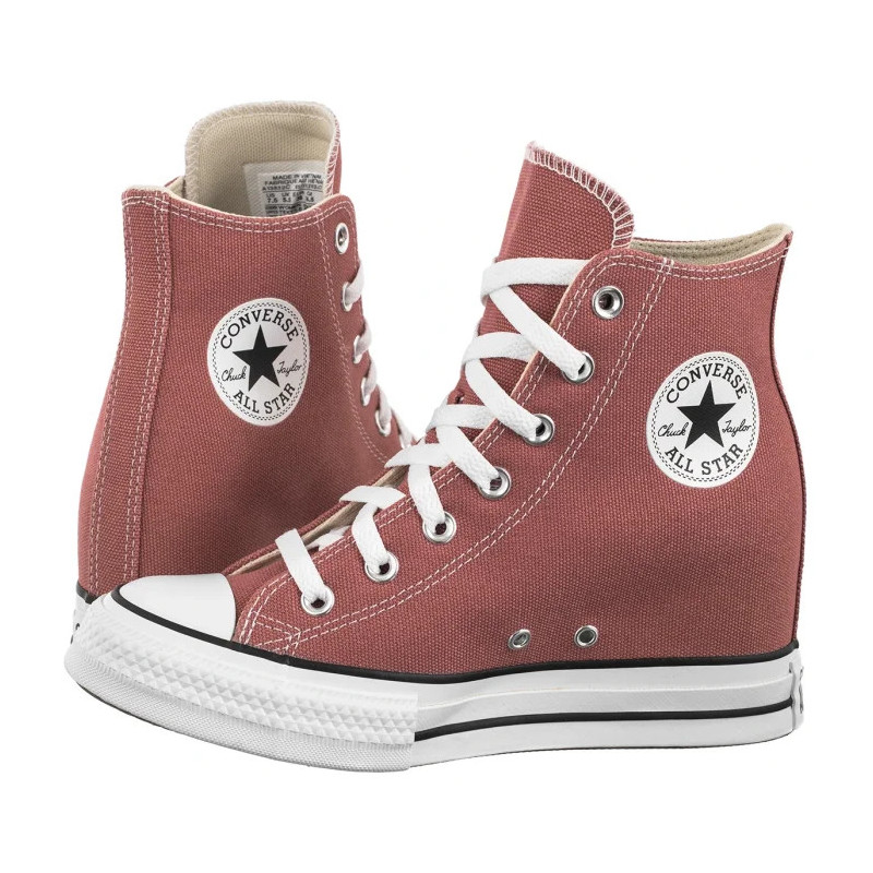 Converse CTAS Wedge Hi Light Saddle/White/Black A13832C (CO760-a) shoes