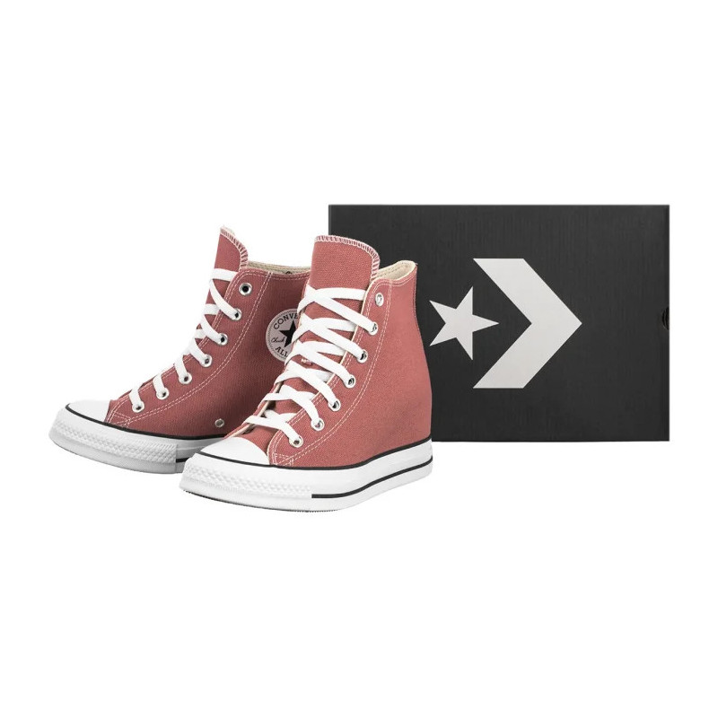 Converse CTAS Wedge Hi Light Saddle/White/Black A13832C (CO760-a) shoes