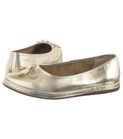 Filippo Złote DP6856/25 GO (FO148-a) ballerinas