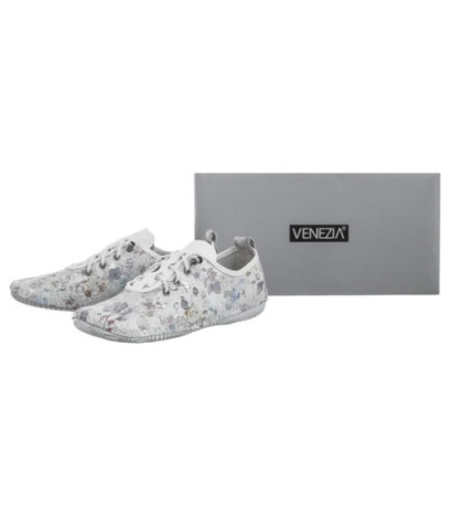 Venezia Białe w Kwiaty R161NUMUOSP047 (VE830-b) sneakers