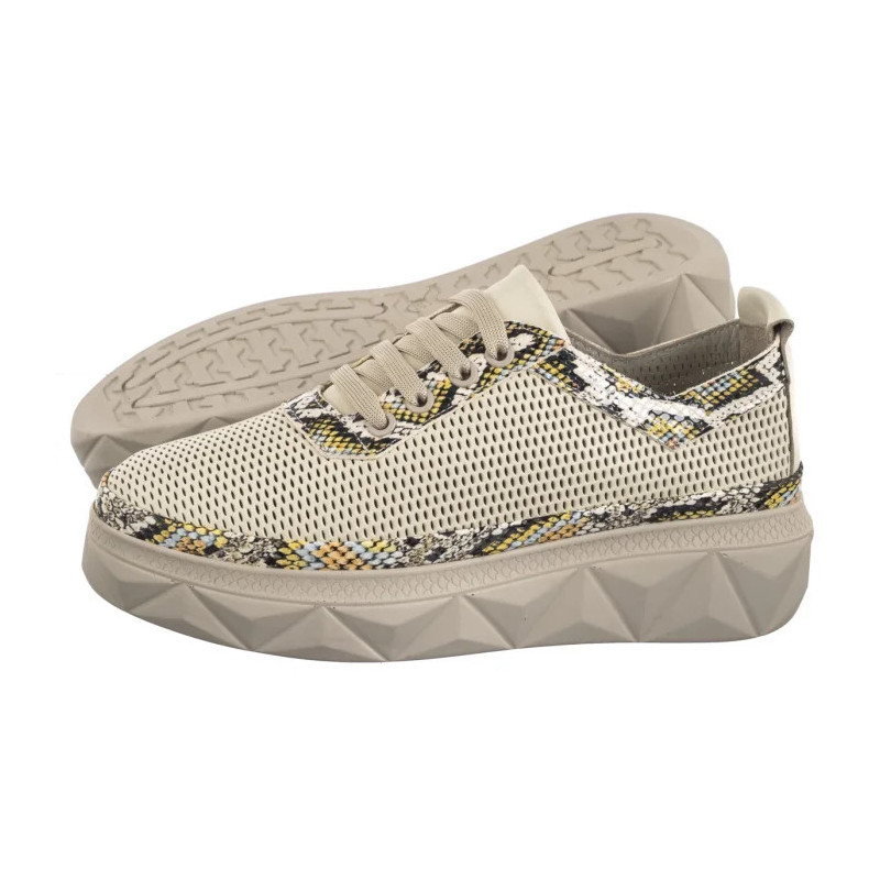 Venezia Beżowe Ażurowe L055LEBEOSP033 (VE832-a) shoes