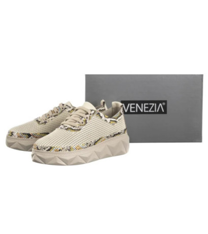 Venezia Beżowe Ażurowe L055LEBEOSP033 (VE832-a) shoes