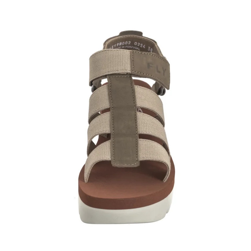 FLY London Yoji Cupi/Elas Milti/Beig/Bric P145198002 (FL420-a) shoes