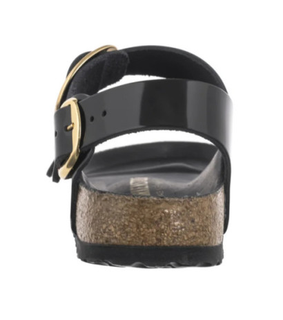 Birkenstock Milano Big Buckle High-Shine Black 1024211  (BK287-a) sandals