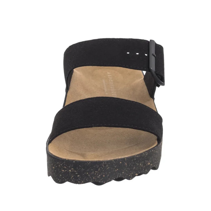 Asportuguesas Coly L Eco Sued Black P018225000 (AP15-a) Women's Shoes/Flip Flops