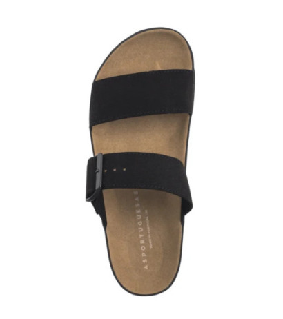 Asportuguesas Coly L Eco Sued Black P018225000 (AP15-a) Women's Shoes/Flip Flops
