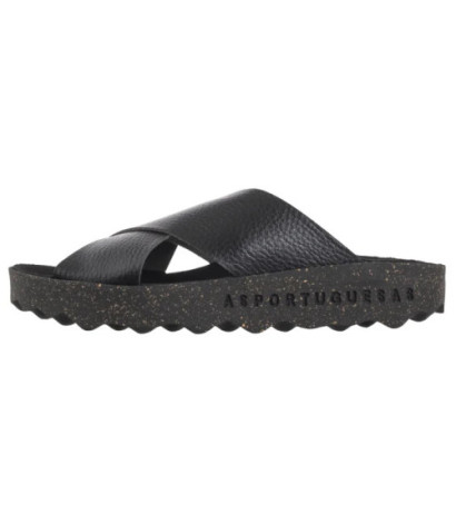 Asportuguesas Cross L Eco Leat Black P018276000 (AP16-a) Women's Shoes/Flip Flops