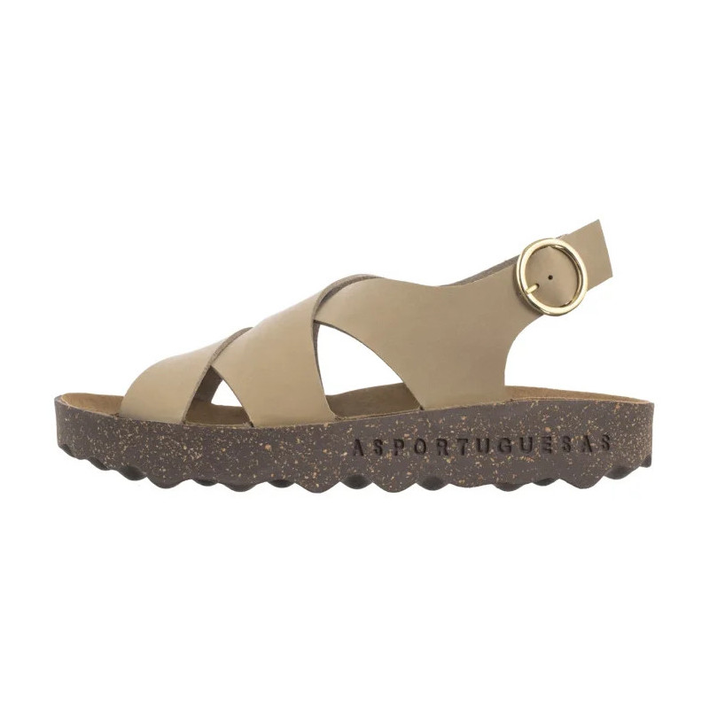 Asportuguesas Cusk L Eco Nubu Beige P018278001 (AP17-a) sandals