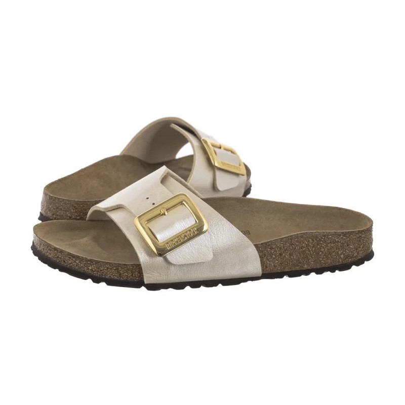 Birkenstock Catalina Cushion Buckle Graceful Pearl White 1029393 (BK289-b) Women's Shoes/Flip Flops