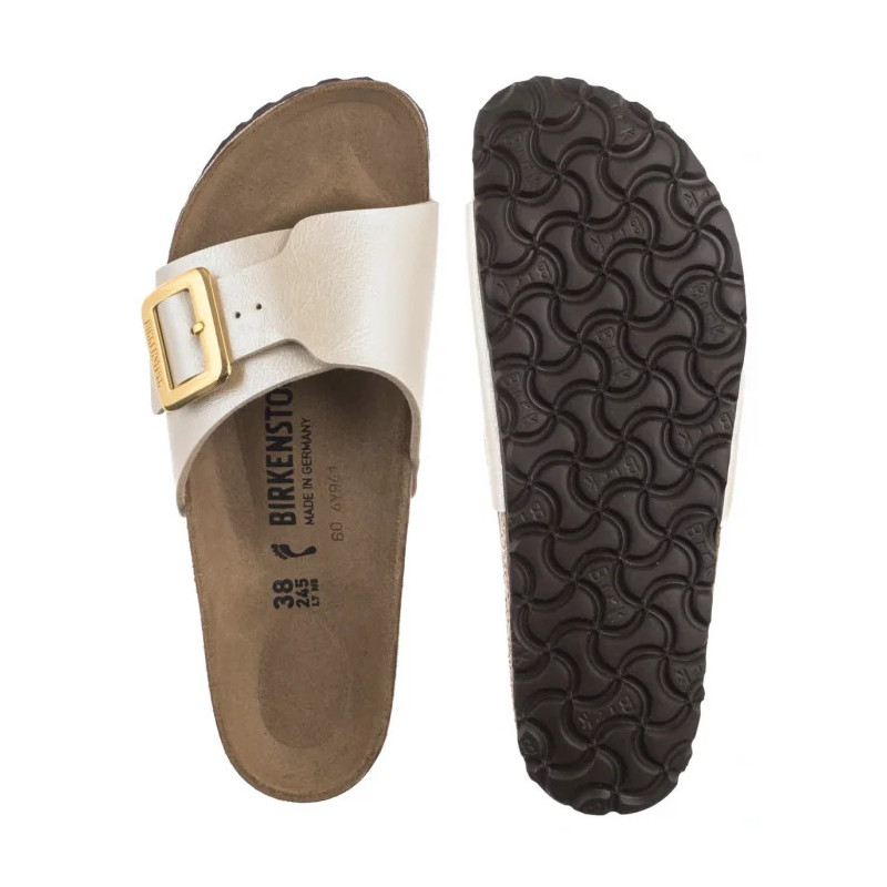 Birkenstock Catalina Cushion Buckle Graceful Pearl White 1029393 (BK289-b) Women's Shoes/Flip Flops