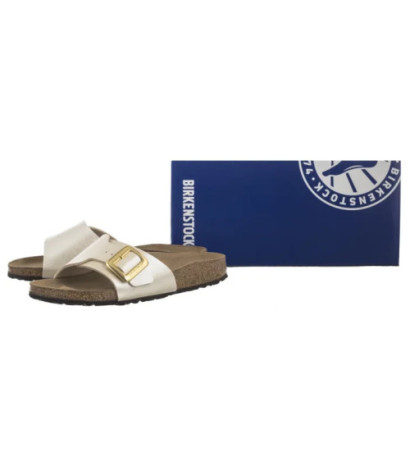 Birkenstock Catalina Cushion Buckle Graceful Pearl White 1029393 (BK289-b) Women's Shoes/Flip Flops