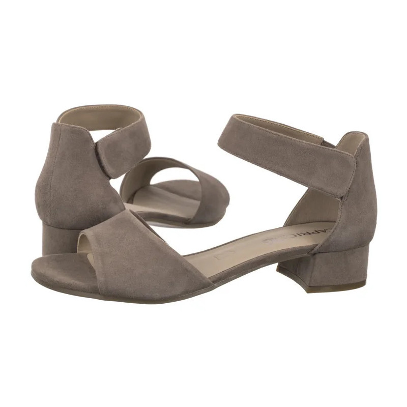 Caprice Szare 9-28212-42 338 Mud Suede (CP436-a) shoes