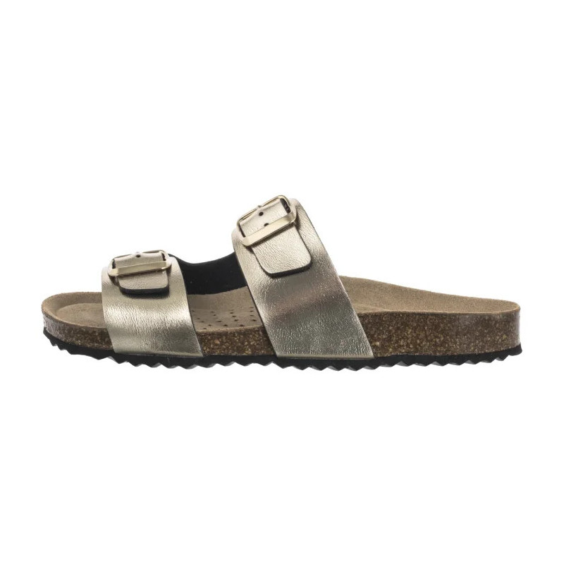 Geox D Brionia L Lt Gold D35LSL 000BN C2012 (GE222-a) Women's Shoes/Flip Flops