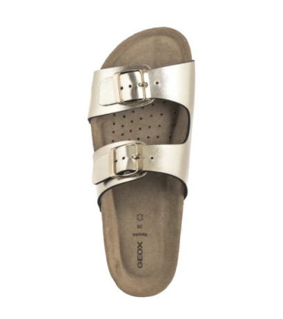 Geox D Brionia L Lt Gold D35LSL 000BN C2012 (GE222-a) Women's Shoes/Flip Flops