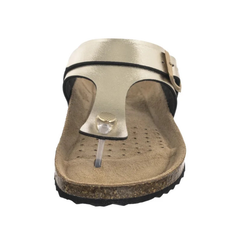 Geox D Brionia K Lt Gold D35LSK 000BN C2012 (GE223-a) flip flops