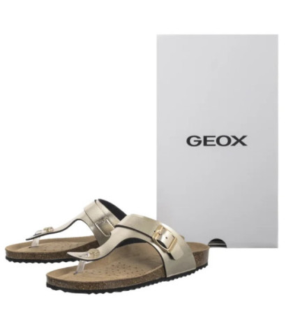 Geox D Brionia K Lt Gold D35LSK 000BN C2012 (GE223-a) flip flops